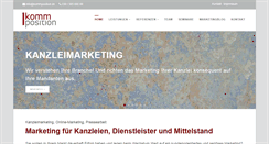 Desktop Screenshot of kommposition.de